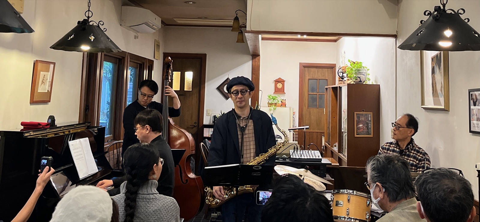 けやき音楽祭 JAZZ in FUCHU(喫茶 菩提樹)での演奏